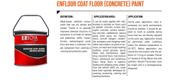 Enfloor Coat Floor (Concrete) Paint